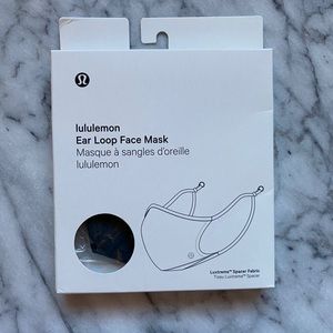 SOLD Lululemon Ear Loop Face Mask Teal Shadow NWT